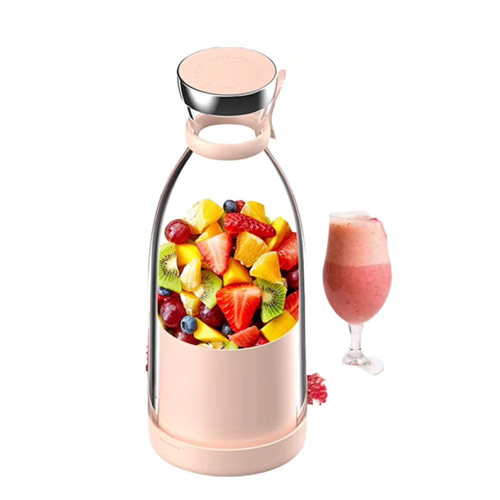 Garrafa Liquidificador Portátil USB – Mini Mixer para Suco, Vitamina e Shake 420 mL — R$ 57,31 em Shopee