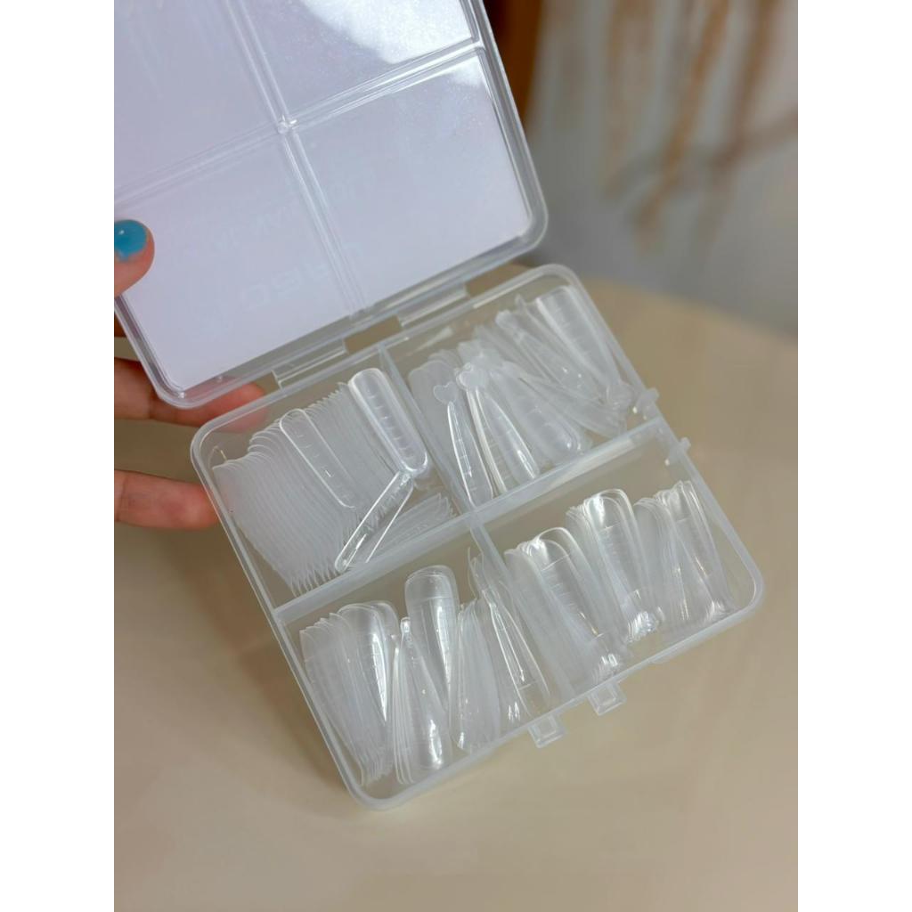 Molde F1 De Unhas C/184 Unidades 4 Formatos Diferentes Acrílico Polygel Nails Design Manicure em Oferta na Shopee