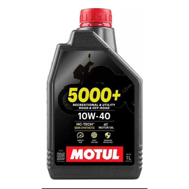 Óleo De Motor Motocicleta Motul 5000 10w40 Semi-sintético 1l Óleo De Motor Motocicleta Motul 5000 10w40 Semi-sintético 1l