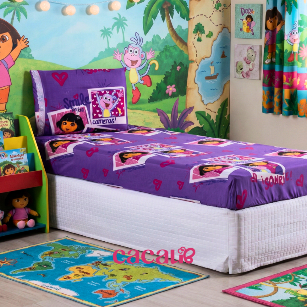 Jogo Solteiro 2 Peças Estampas Infantis Infantil em Oferta na Shopee