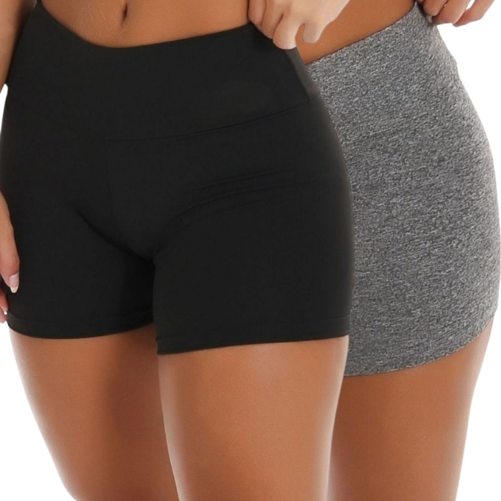 Short Academia Legging Esportivo Feminino Secagem Rápida Modeladora Empina o Bumbum Wega