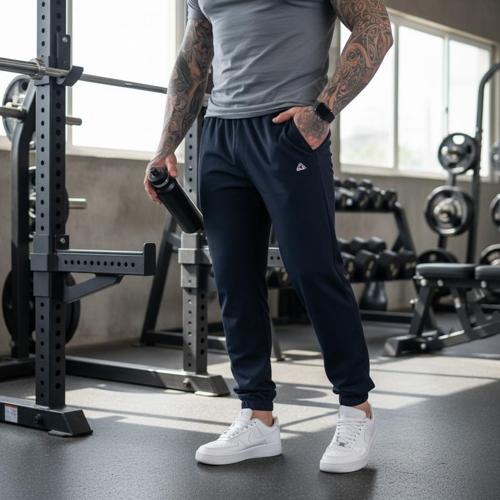 Calça Masculina Plus Size Helanca P ao G4 Esportiva Academia Slim em Oferta na Shopee