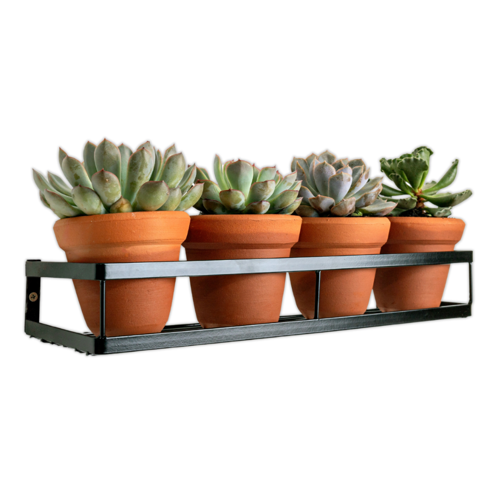 Suporte Porta Vaso de Planta Parede Prateleira de Aço Floreira Jardim Até 5 Kg