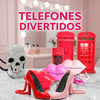 TELEFONE DECORATIVO TELEFONES DIVERTIDOS BOCA CAVEIRA CABINE LONDRES SAPATO em Oferta na Shopee