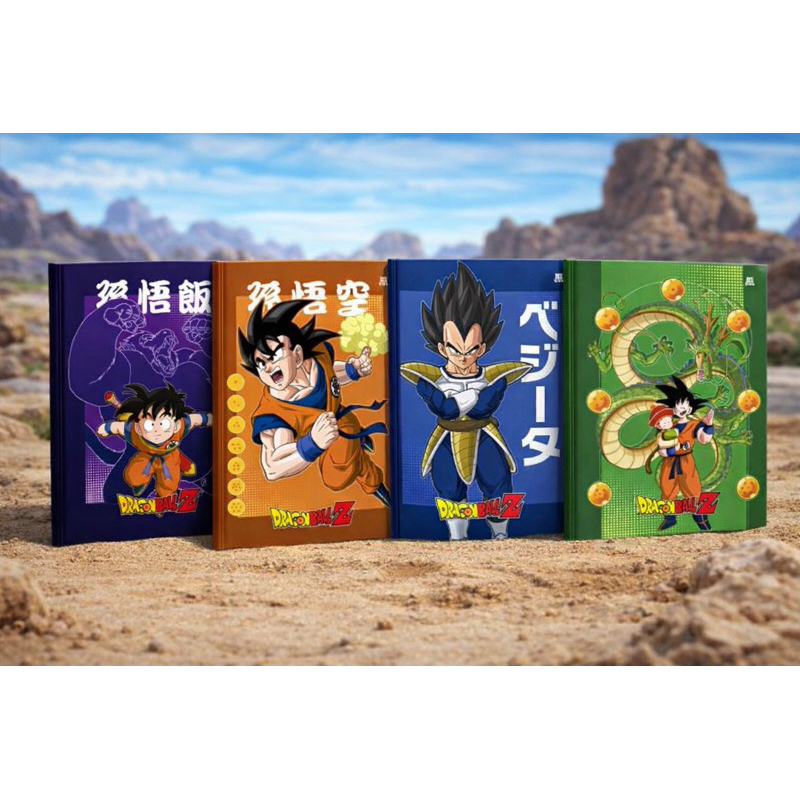 Caderno Escolar Universitário Espiral Dragon Ball Z Anime 80 Folhas Papel Alta Qualidade Material Escolar Volta às Aulas