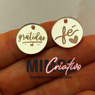 Kit com 10 unidades Tag Gratidao/Fé REF: VAR em Oferta na Shopee