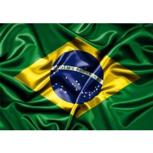 Bandeira do Brasil 90x90 Copa do mundo Brasil