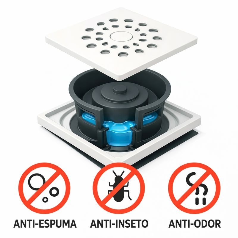 Adaptador Tira Mau Cheiro Ralos E Porta Grelhas 10cm em Oferta na Shopee