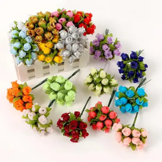 Mini Rosinhas de Seda 144 Rosas Delicadas Para Decoração Casamento Artesanato em Oferta na Shopee