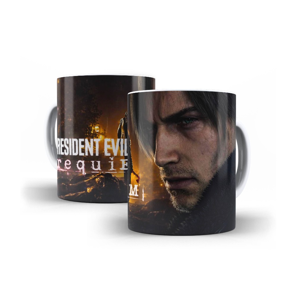 Caneca de Porcelana - Jogo Residente Evil Requiem em Oferta na Shopee