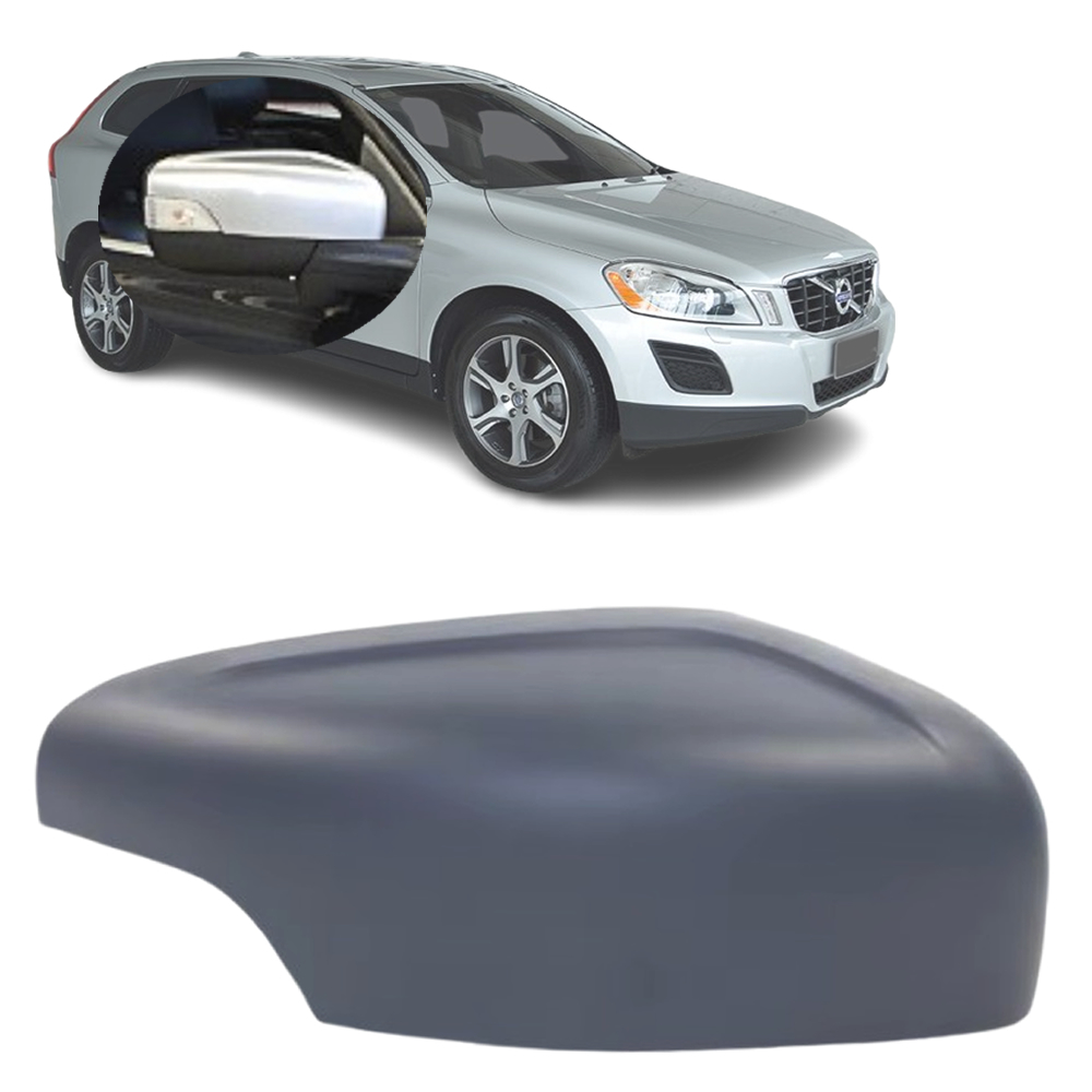 Capa S/pintura Retrovisor Volvo Xc60 2008 2009 2010 2011 2012 2013 Lado Direito