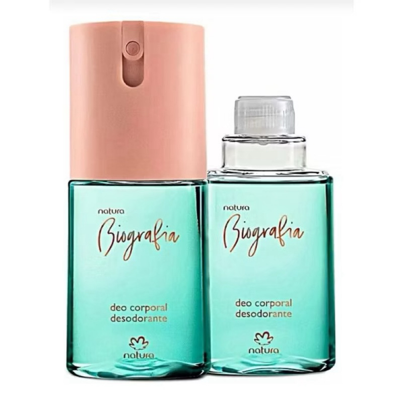 Kit Biografia Feminino Desodorante Corporal com Refil (2 produtos)