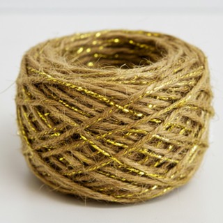 Fio de Juta Lurex Dourado 100 Metros Corda Cordão Tag Convite Artesanato Lembrancinha em Oferta na Shopee