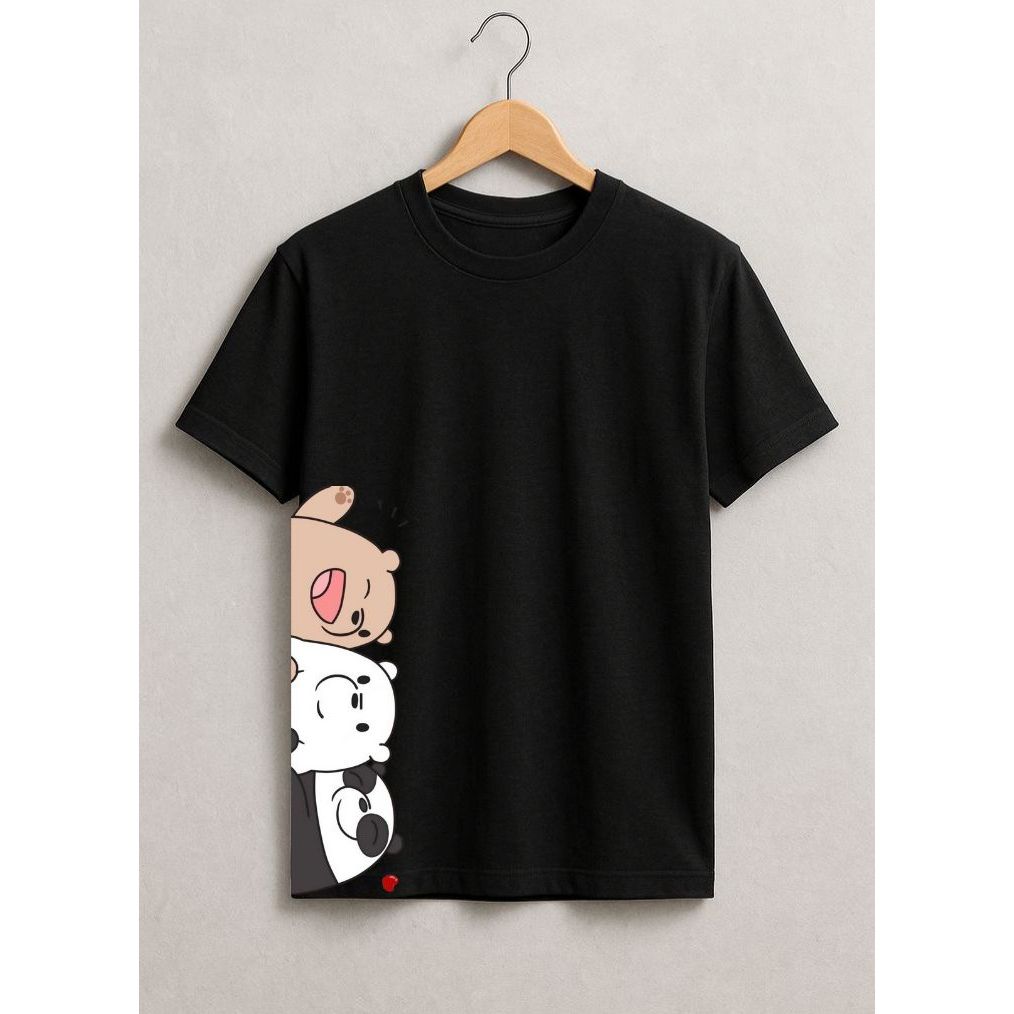 Camisetas Infantil Unisex Estampadas Diversas Opções de Estampa Ursos Animais Esporte Material 100% Algodão Premium 2-14