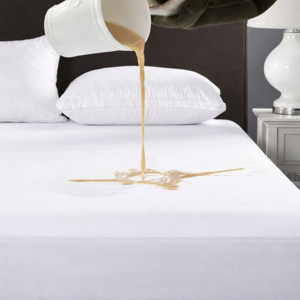 Protetor Capa de Colchão Impermeável Matelado Branco para Cama Box Solteiro, Casal, Queen, king