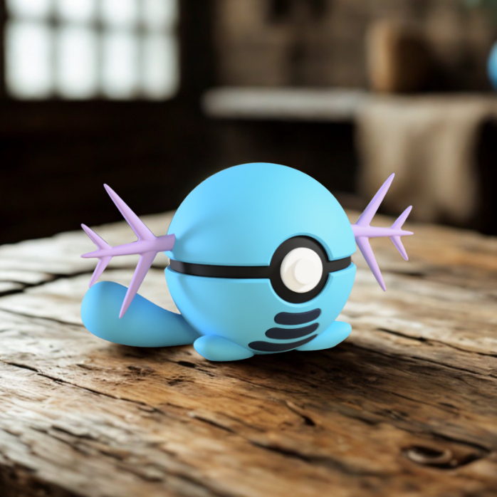 Pokebola Wooper – Impressão 3D • Colecionável • PLA Biodegradável • Alta Qualidade - Pokemon