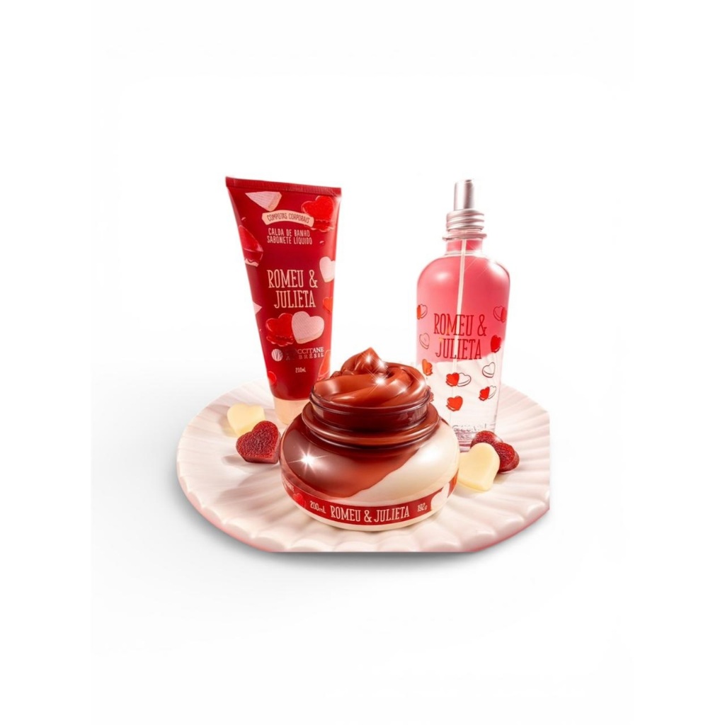 Linha Completa Romeu e Julieta Loccitane Au Bresil  Com Caixa Presente - LANÇAMENTO