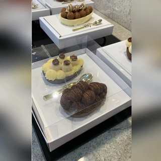 KIT 5~20 Caixas para Ovo de Colher Páscoa Gourmet Duo M 2 Cavidades Tampa Acetato 100/150g em Oferta na Shopee