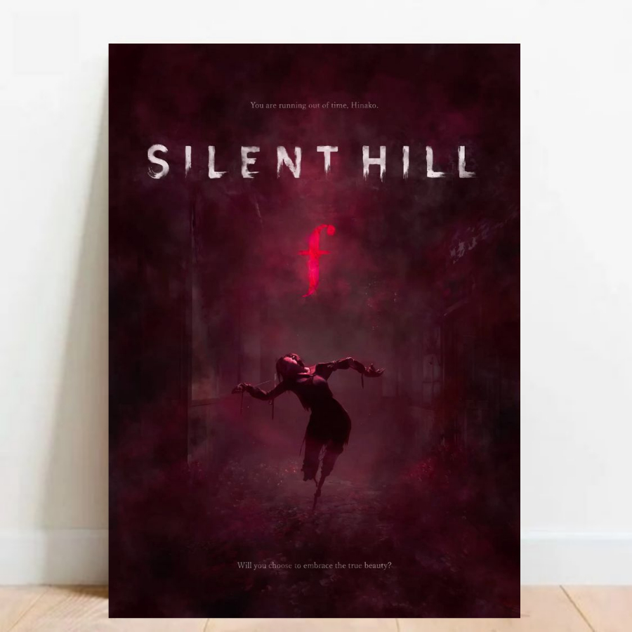 Quadro Placas Decorativas Poster geek Silent Hill Video Games 015