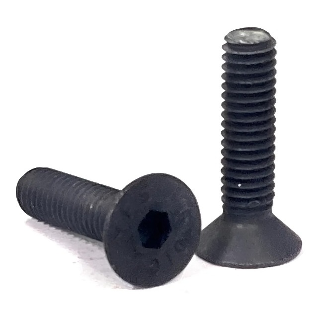 Parafuso Allen M6x20mm Chato Oxidado Preto