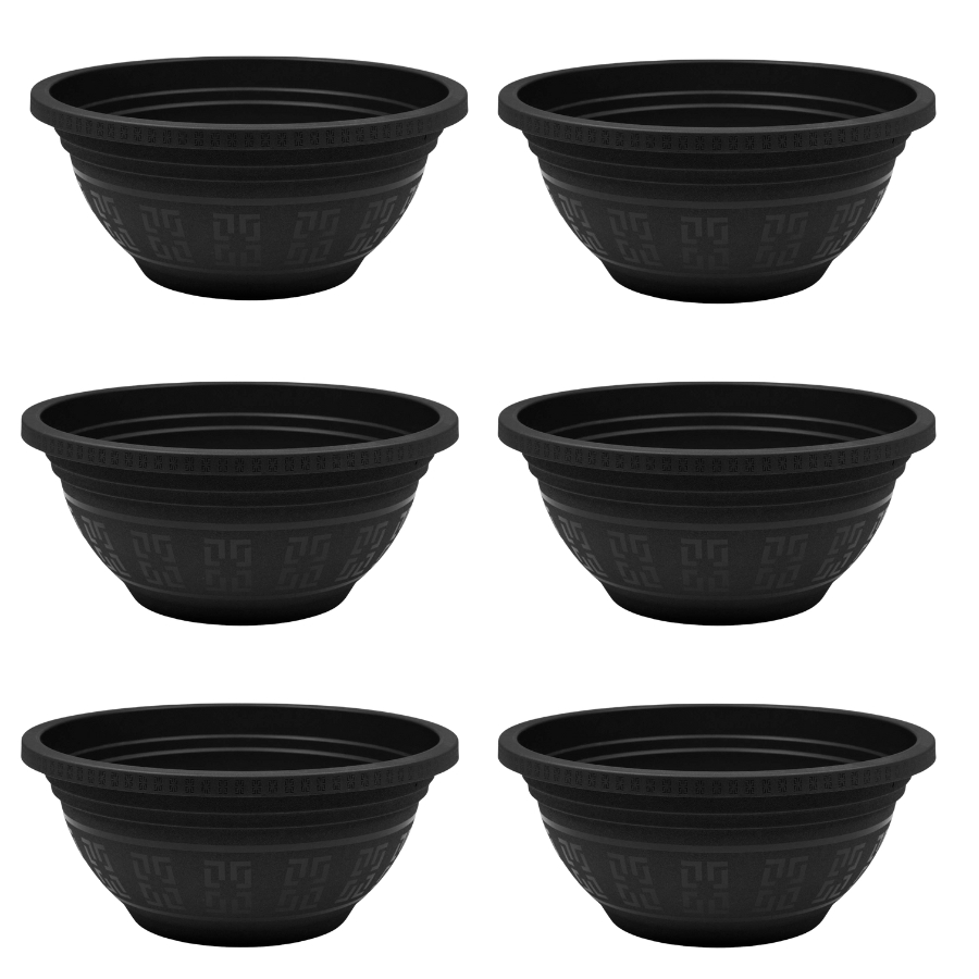 Kit 6 Vasos Redondo 6,6 Litros Vaso Para Plantas Flores Rosa do Deserto Suculenta em Oferta na Shopee