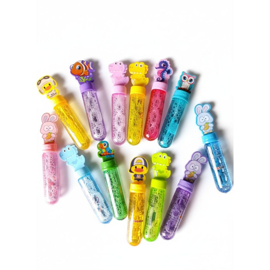 Bolha de Sabão Brinquedo Infantil Tubete Kit Lembrancinha Festa Aniversário Atacado Colorido Plástic