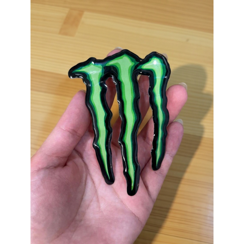 Adesivo Resinado Auto Relevo Monster para Carro/Moto em Oferta na Shopee