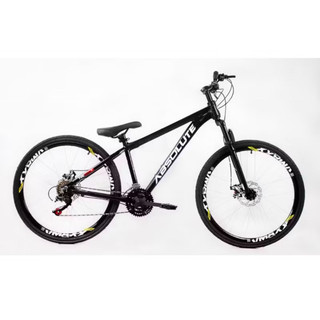 Bicicleta  Absolute Nero 5 lFreeride aro 26 ou 29– Aros Vmaxx/ou simples Wheeling RL – Bike do Grau Completa