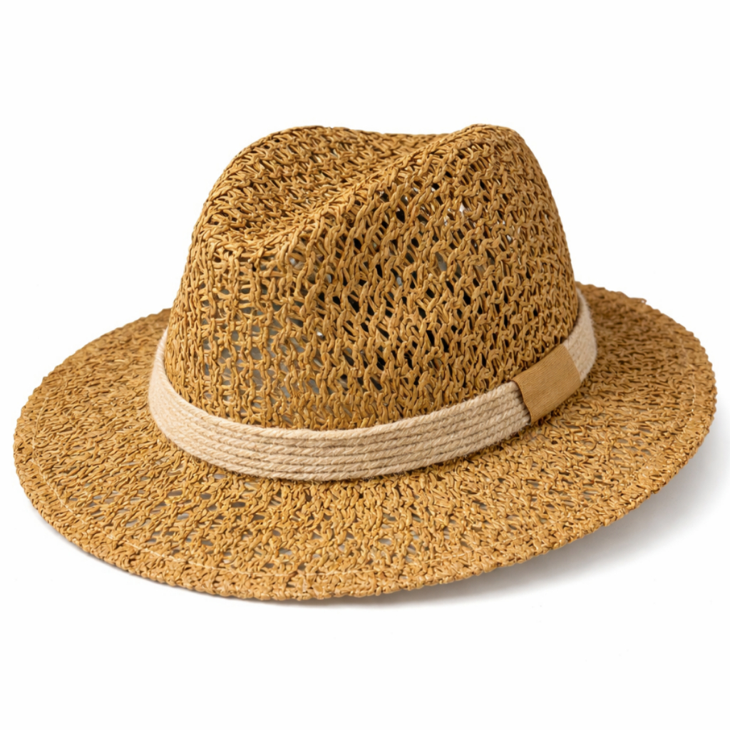 Chapéu Panamá Feminino Masculino Praia Palha Aba Larga Shantung Unissex Verão Premium Casual Fedora em Oferta na Shopee