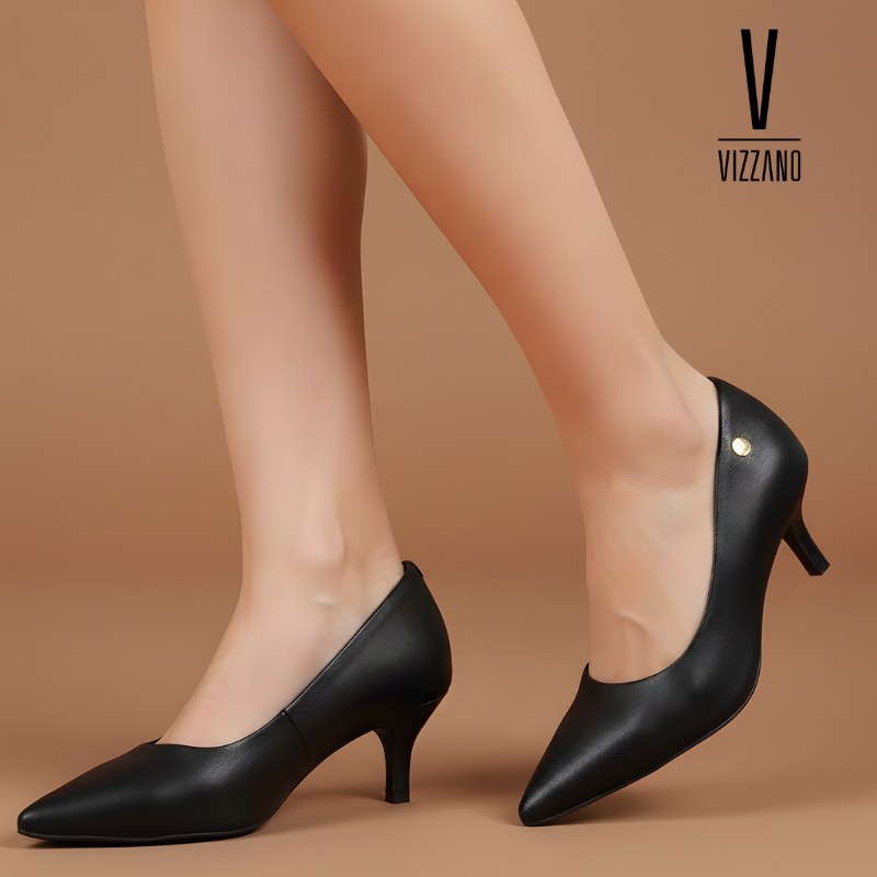Sapato Scarpin Vizzano Salto Baixo 5cm