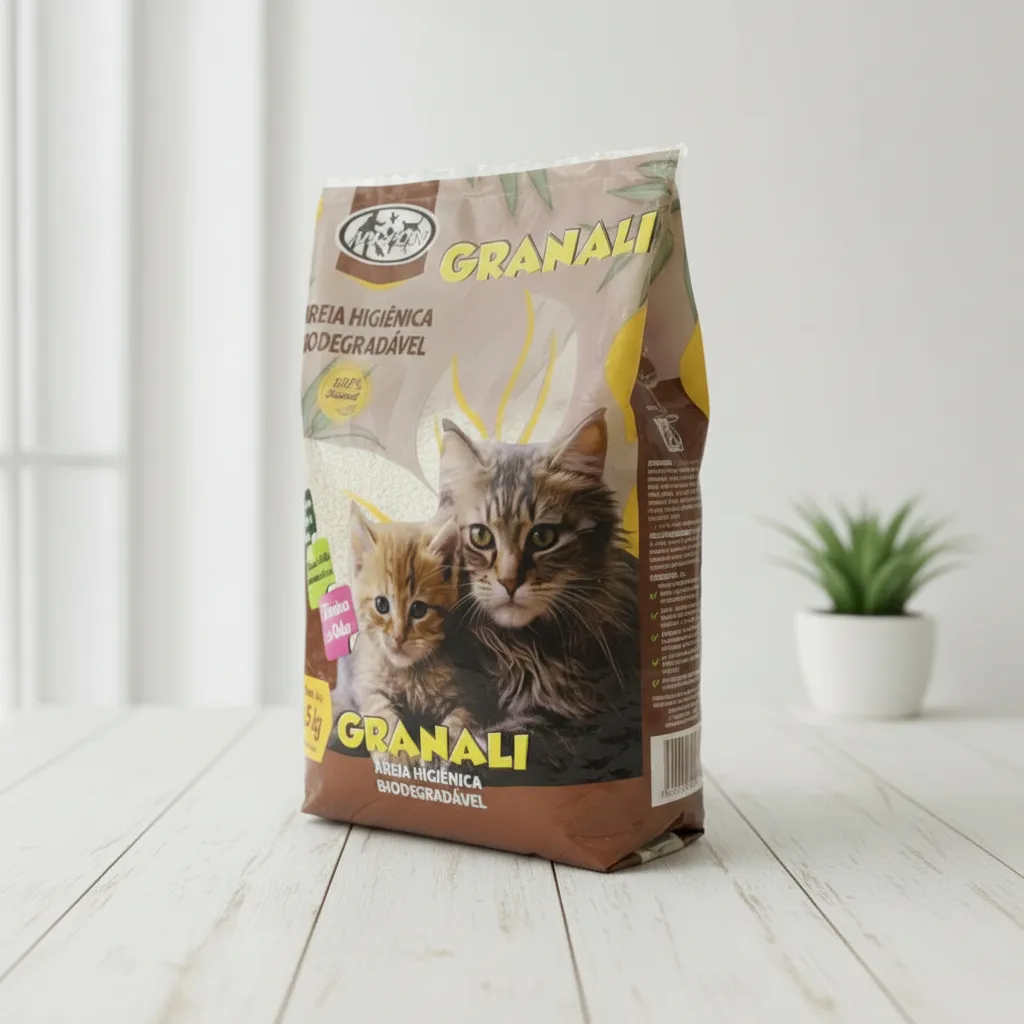 Areia Higiênico Biodegradável Para Gatos Granali 1,5 Kg