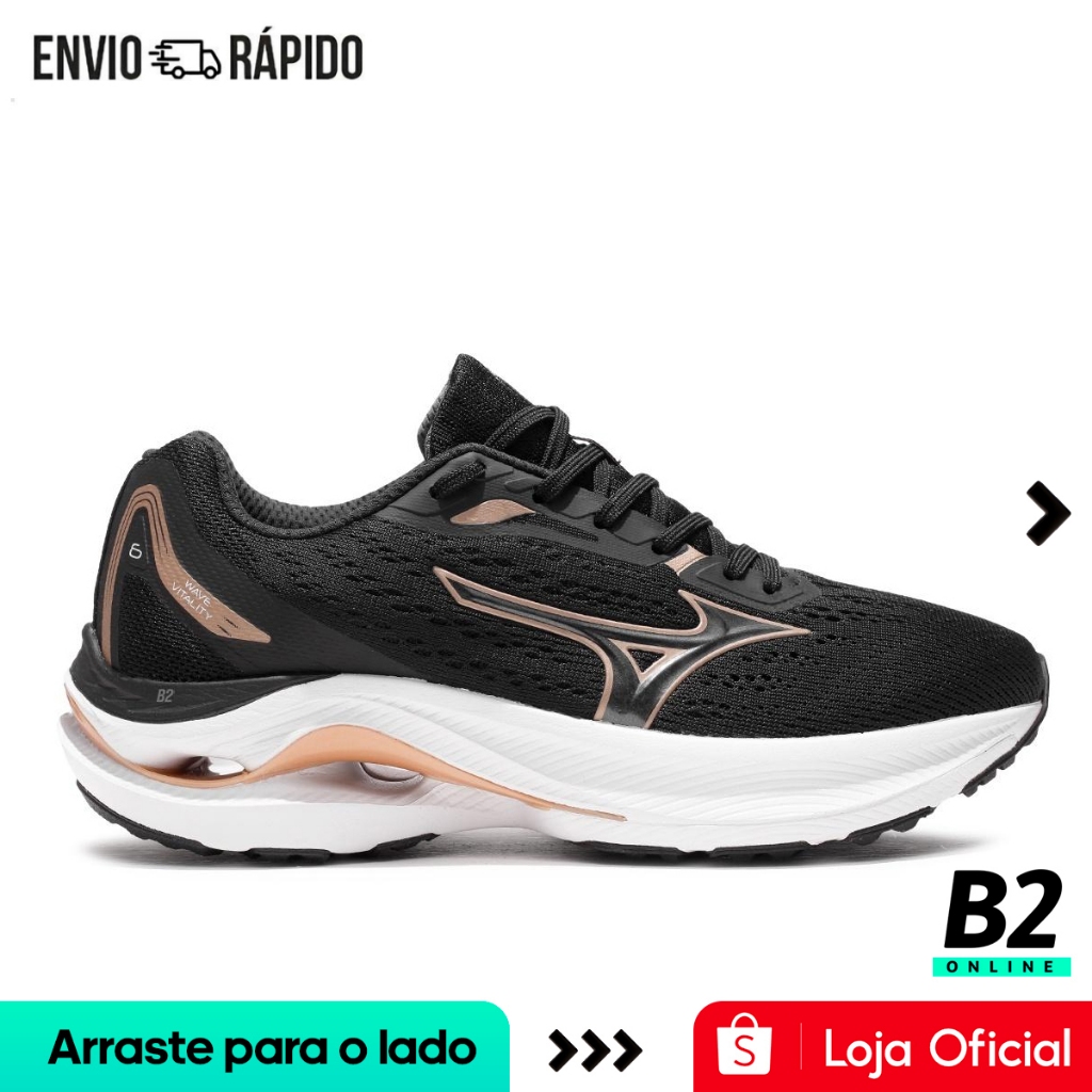 Tênis Mizuno Wave Vitality 6 Feminino Original Com Nota Fiscal e Garantia