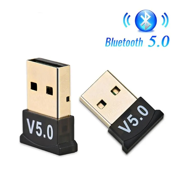 Super Adaptador Bluetooth 5.0 USB Dongle – Conectividade Sem Fio para PC e Notebook
