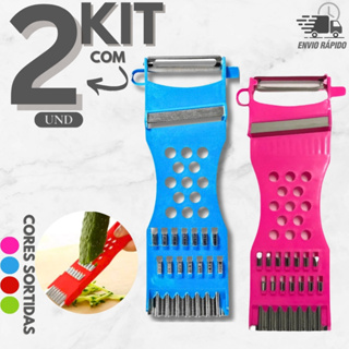2 Descascador Ralador | Utensílio Multiuso e Prático Para Legumes em Oferta na Shopee