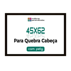Moldura 45x62 Cm Para Quebra Cabeça Game Office 1000 Peças Com Petg