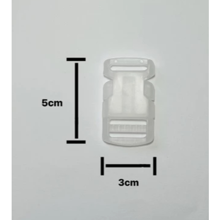 Detalhes do KIT C/5 FECHOS ENGATE RÁPIDO PLÁSTICO REFORÇADO 20 MM, 25 MM, 40 MM, 50 MM PRETO E BRANCO (100 % PLÁSTICO)