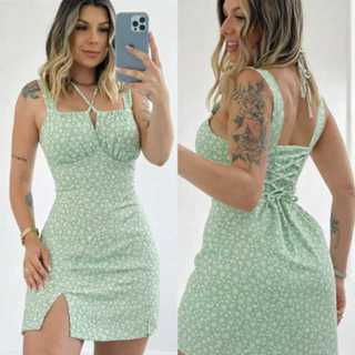 Macaquinho Feminino Floral com Bojo em Tecido que Não Amassa em Oferta na Shopee