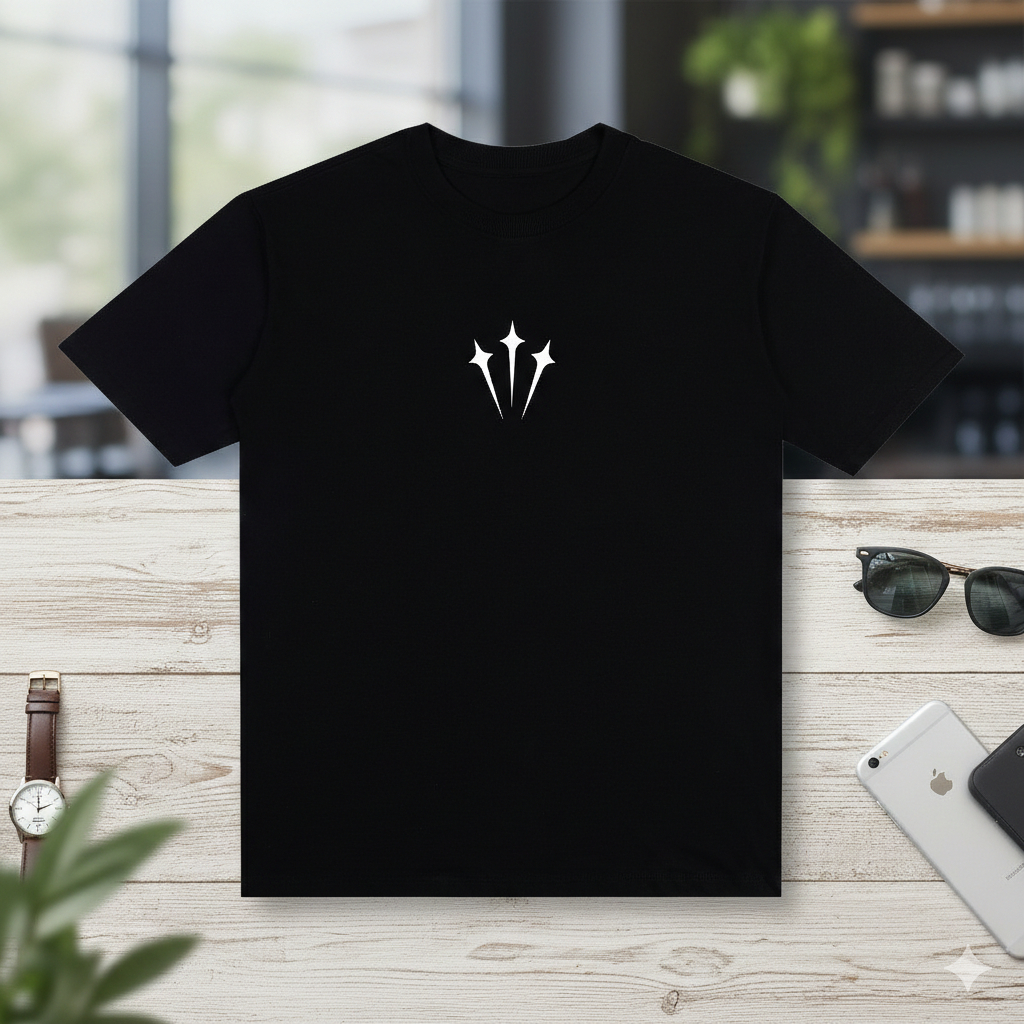 Camiseta Manga Curta Streetwear Basic Fio 30 Estampada  Logo Camisa Oversized 100% Algodão