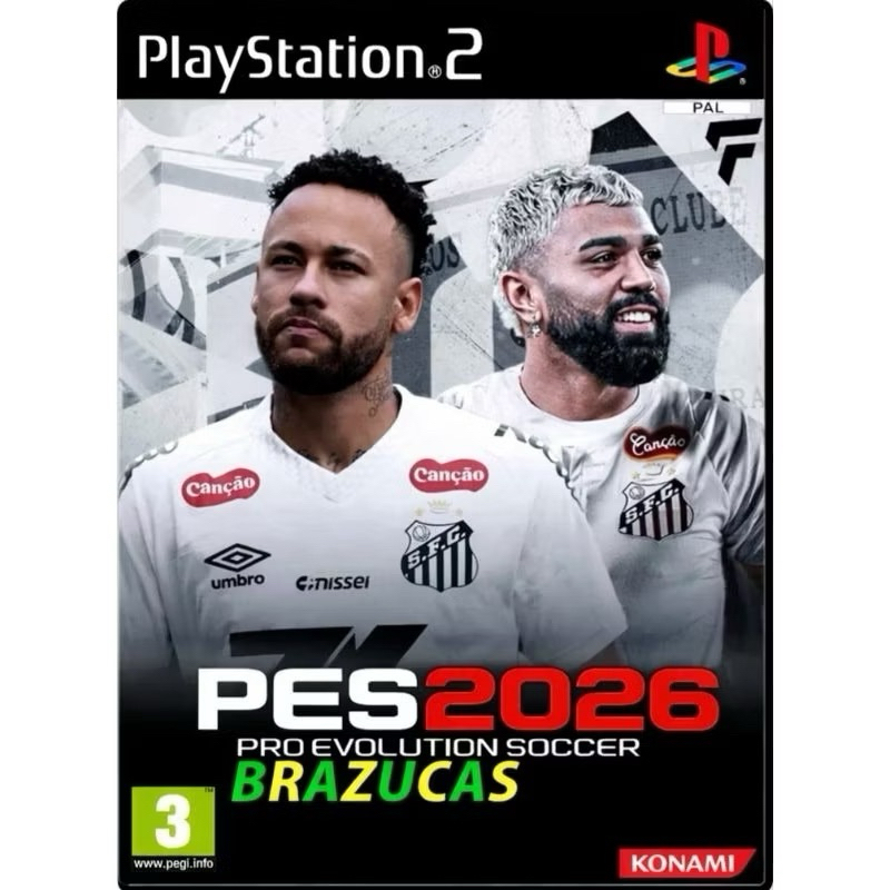 Pes 26 para PS-2 atualizado
