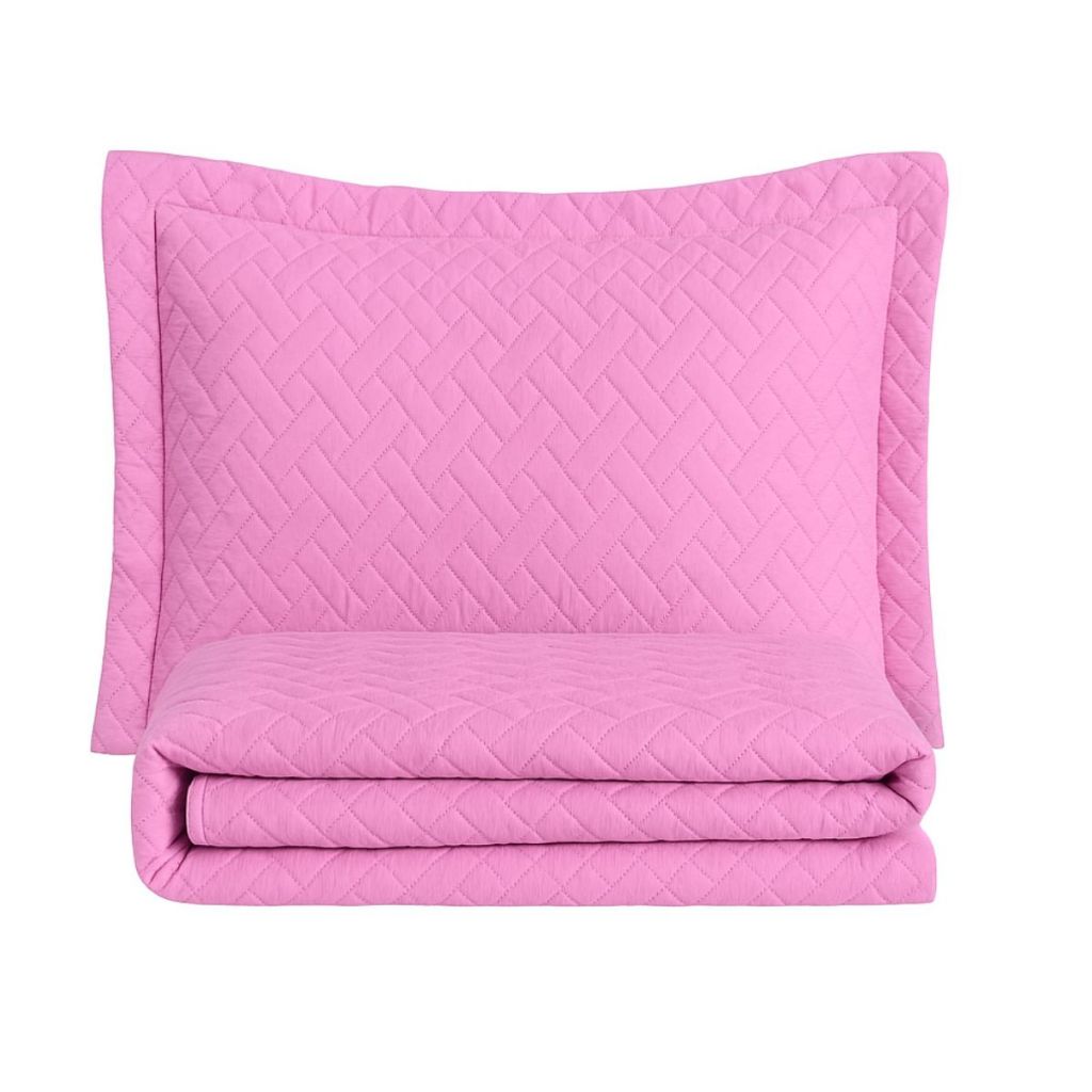 Kit Colcha Bi Cama Solteiro 2 Pçs Matelado Simples Com Elastico Rosa Barato Protetor Colchao Macio