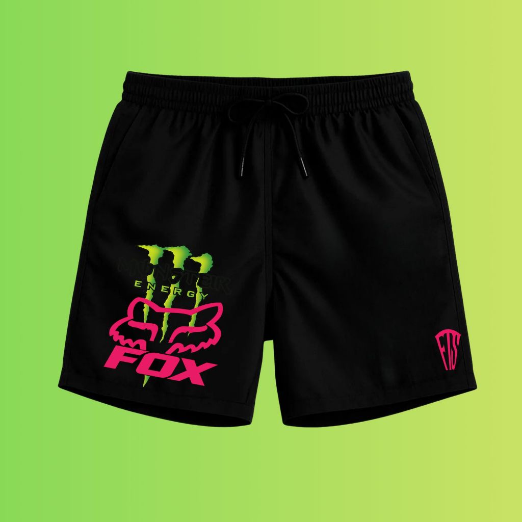 Bermuda Beachwear Monter Foax Aftersoul Mauricinho Tactel com Elastano Coleção Street