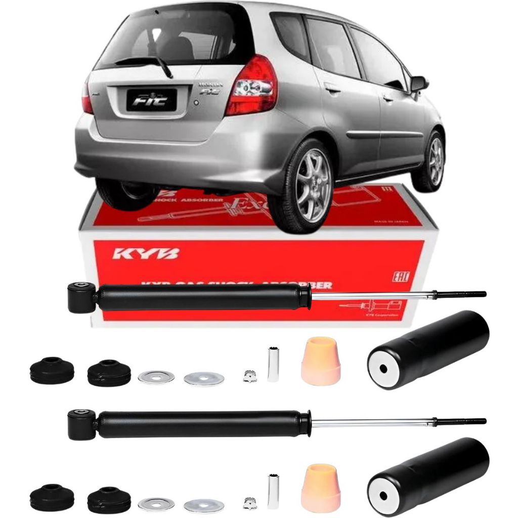 Par Amortecedor Traseiro Honda Fit 2003 A 2008 Original Kayaba em Oferta na Shopee