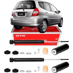 Par Amortecedor Traseiro Honda Fit 2003 A 2008 Original Kayaba