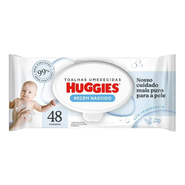 Lenços Umedecidos Huggies Recém-Nascido 48 unidades