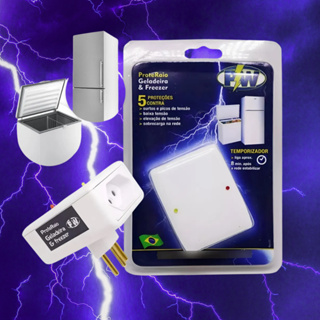 Protetor De Geladeira e Freezer Quedas De Energia contra Raios e Surtos Temporizador em Oferta na Shopee