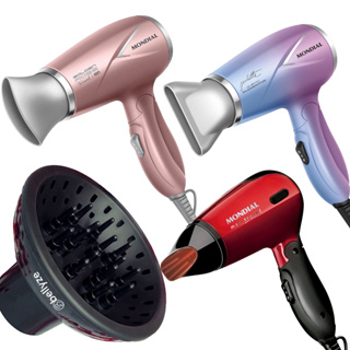 Difusor Definidor De Cachos Secador Cabelos Mondial Mini Travel Golden Rose SC-47-GR JULIETTE SCT-JU-03 MAX TRAVEL SC-10 em Oferta na Shopee