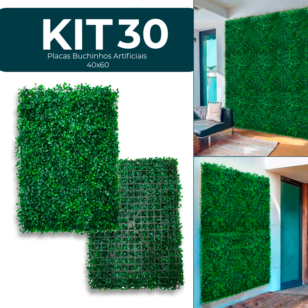 Placas Buchinho Parede Artificial Muro Inglês 40x60cm em Oferta na Shopee