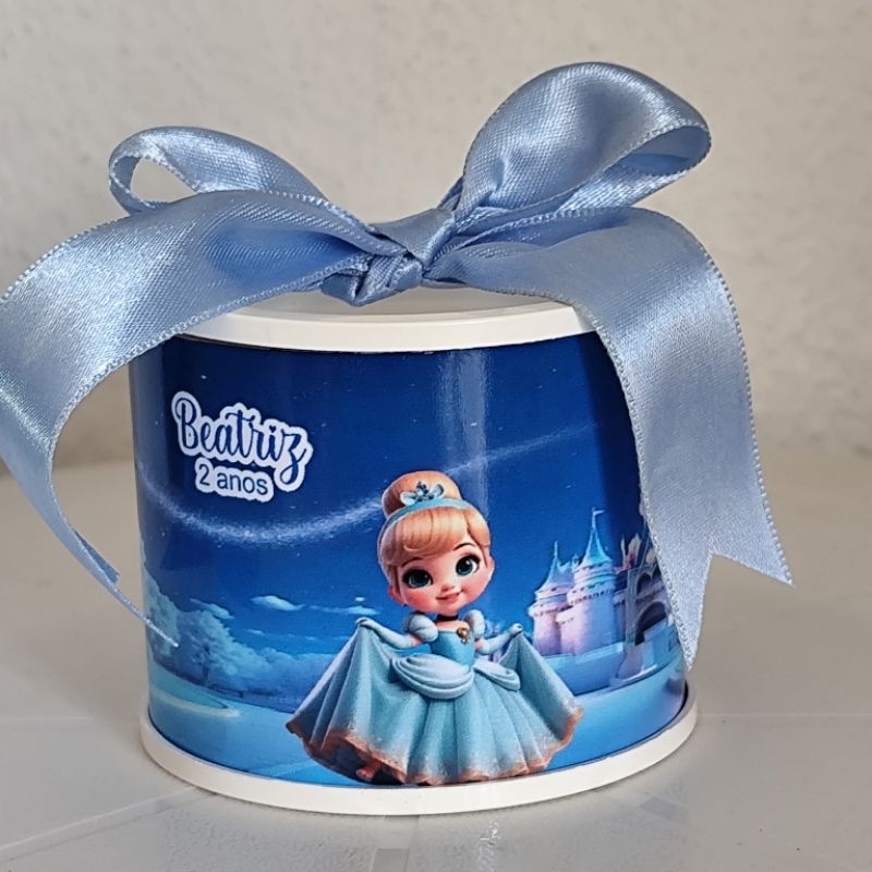 Kit Tubolata Personalizada 5x6 -Lembrancinha Cinderela Maternidade|Aniversário|Fazemos qualquer Tema