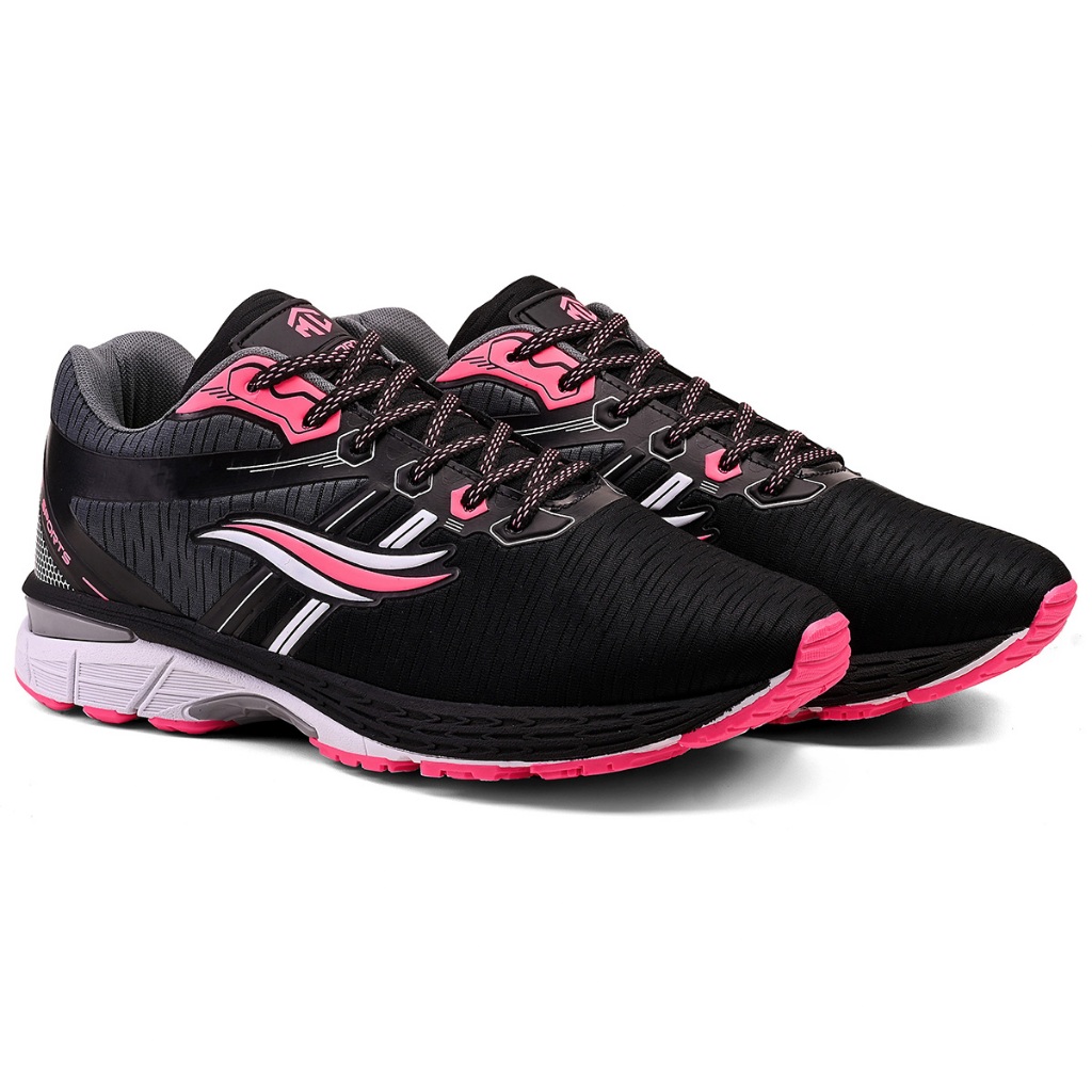 TENIS PARA ACADEMIA FEMININO LEVE CONFORTÁVEL SOLA ANTIDERRAPANTE NYLON RESPIRÁVEL TREINO CAMINHADA