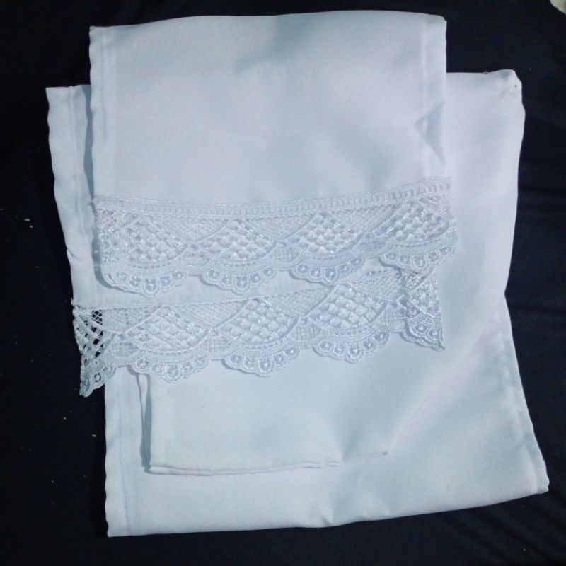 Pano de cabeça com renda Umbanda e Candomblé